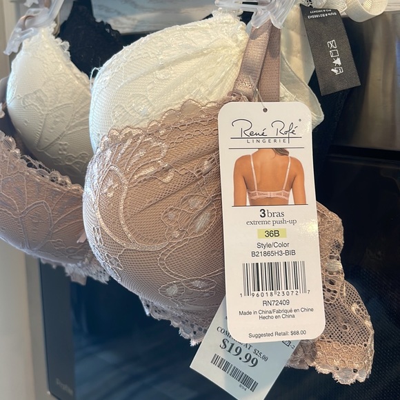 Extreme push up bras set of 3 - Picture 2 of 3